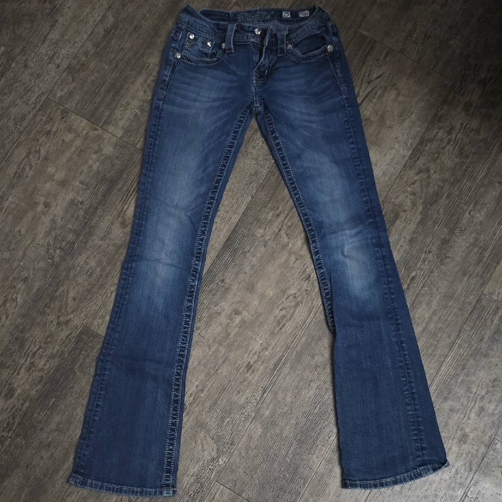 Miss Me Blue Boot Cut Jeans
